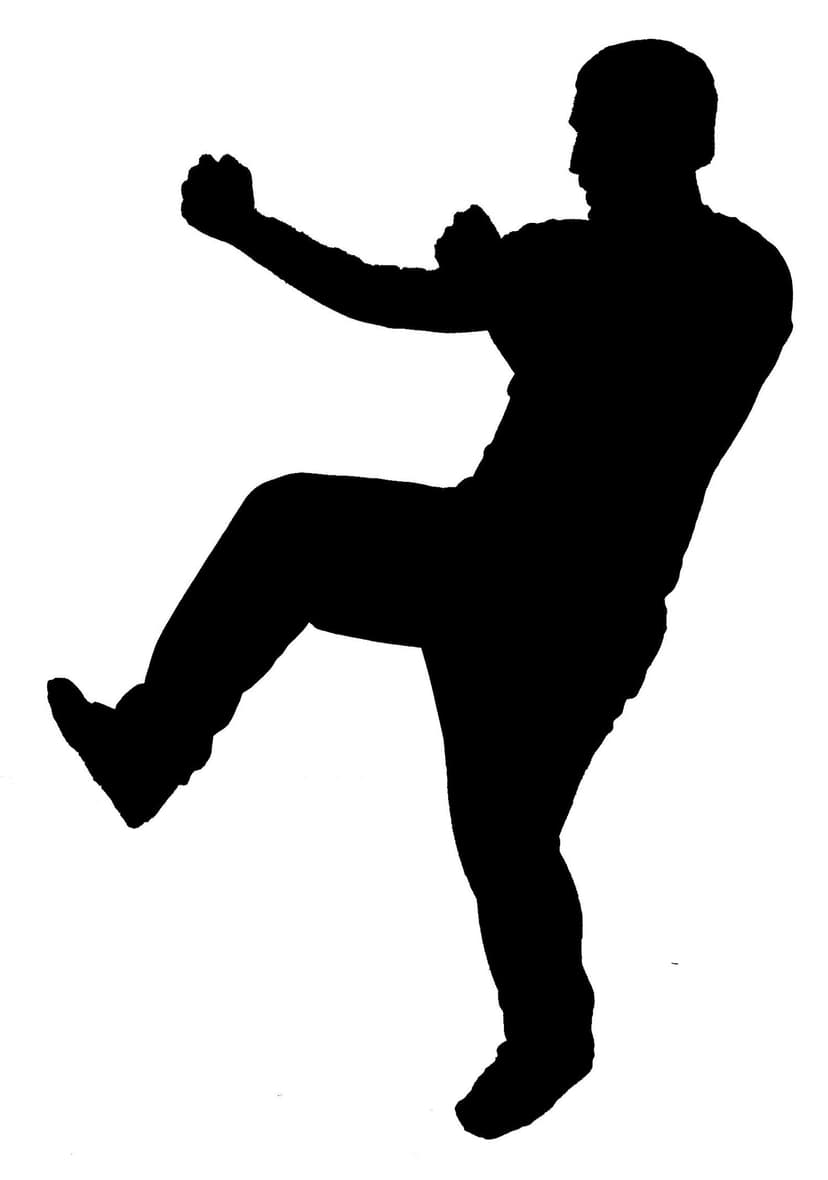 Wing Chun single chi gerk leg training